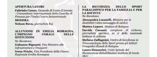 Bologna, 23 marzo 2024. Convegno “Le Fiamme Gialle per il territorio e la solidarietà.